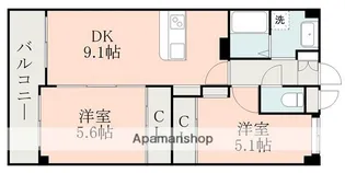 ピアネータ東熊本Ⅱ【1階】の間取り