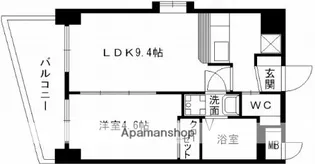 AXIS神水【6階】の間取り