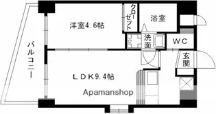 AXIS神水【6階】の間取り