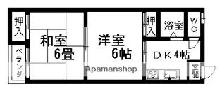 シャトルサンデー【102号室】の間取り