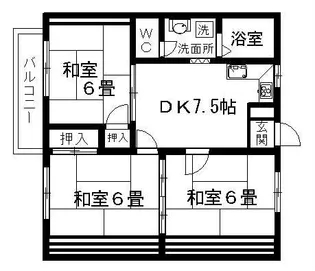 シェランジュ【1階】の間取り