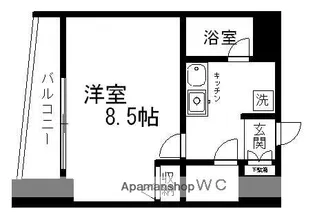和光ビルⅢ【305号室】の間取り