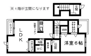 フィオーレ・ヴィラ【2階】の間取り