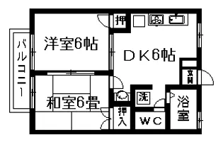 ローレルコート月尾【1階】の間取り