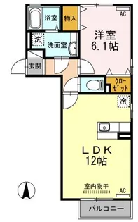 PRIMAVERA IZUMI【2階】の間取り
