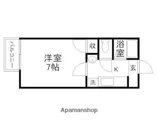 アミィ花園【207号室】の間取り