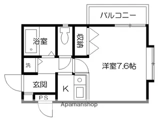 ヴィラ・フィオーレ【105号室】の間取り