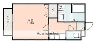 熊本県熊本市東区御領3丁目【アパート】の間取り