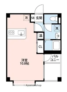 セルジュ水前寺【5階】の間取り