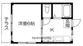 MEハイツ【101号室】の間取り