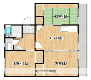 熊本県熊本市中央区神水1丁目【マンション】の間取り