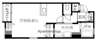 TWK神水【401号室】の間取り
