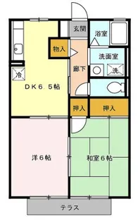 セジュールウィル【1階】の間取り