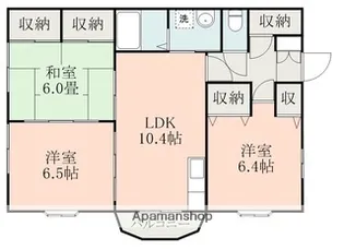 熊本県熊本市北区龍田弓削1丁目【マンション】の間取り