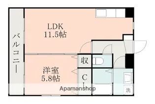 グランディール小山Ⅰ【1階】の間取り