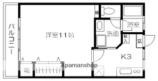 サンティメゾン【203号室】の間取り