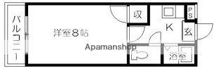 コーポ渡鹿【202号室】の間取り