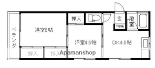 いずみアパート【203号室】の間取り