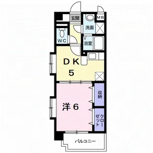 アニバーサリー【3階】の間取り