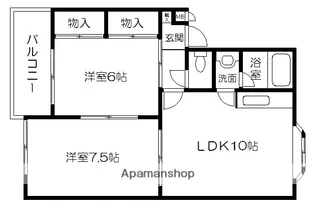W.K.レジデンス【203号室】の間取り