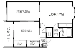 W.K.レジデンス【302号室】の間取り