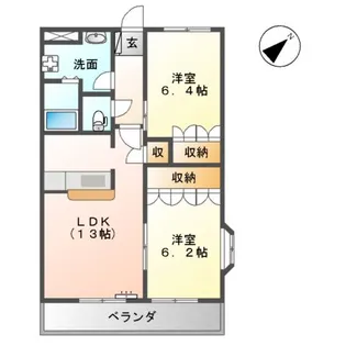 SAVORY【2階】の間取り