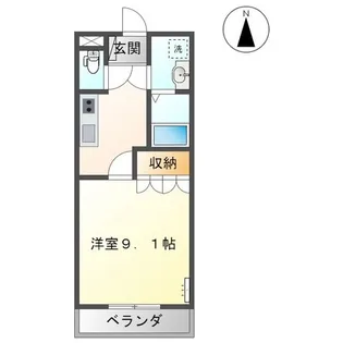 FT SHANGRIーLA【203号室】の間取り