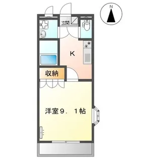 FT SHANGRIーLA【201号室】の間取り