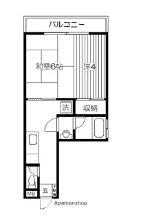 メゾン帯山【301号室】の間取り