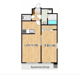 熊本県熊本市中央区水前寺4丁目【マンション】の間取り