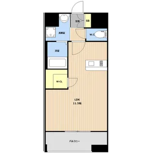 LEGEND水前寺【14階】の間取り