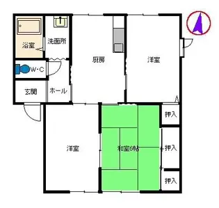サンフラワー武蔵野台 C棟【1階】の間取り