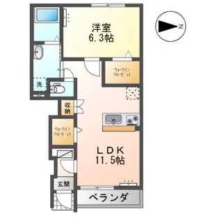 エターナル【1階】の間取り