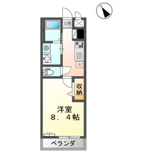 サンフォレスト杉水【206号室】の間取り