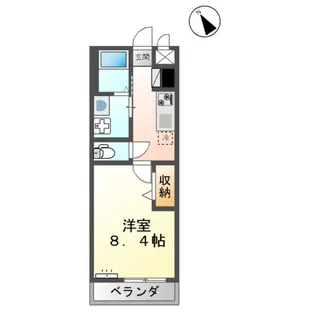 サンフォレスト杉水【212号室】の間取り