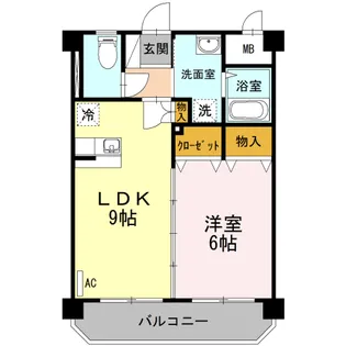 チェリーブラッサム【1階】の間取り