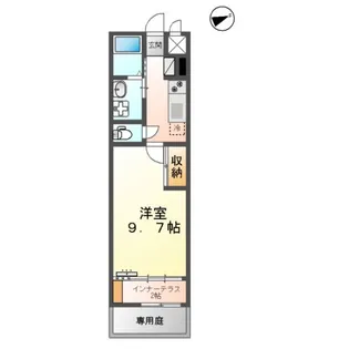 ルラシオン大津【106号室】の間取り