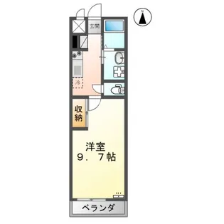 サンウイング【203号室】の間取り