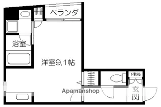 TWK神水【402号室】の間取り