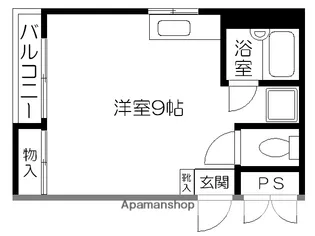 M−上通並木坂【401号室】の間取り