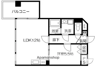アール・ド・ヴィーヴル【402号室】の間取り