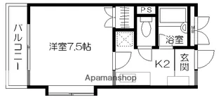 ラフォーレ5番館【208号室】の間取り