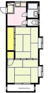 熊本県熊本市中央区本荘6丁目【アパート】の間取り