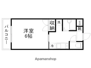 エル花園【602号室】の間取り