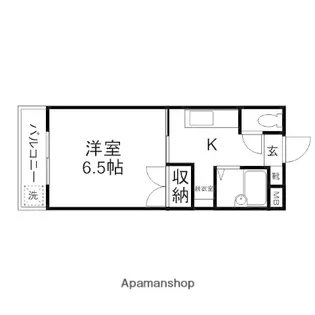 エル花園【208号室】の間取り