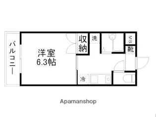 エル花園【303号室】の間取り