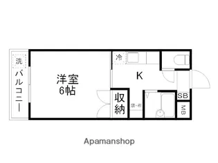 エル花園【507号室】の間取り