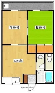 ルミエール一吉Ⅱ【3階】の間取り