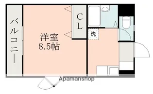 1Kの間取り画像