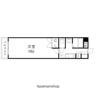 カーサ・マリー池田【3階】の間取り